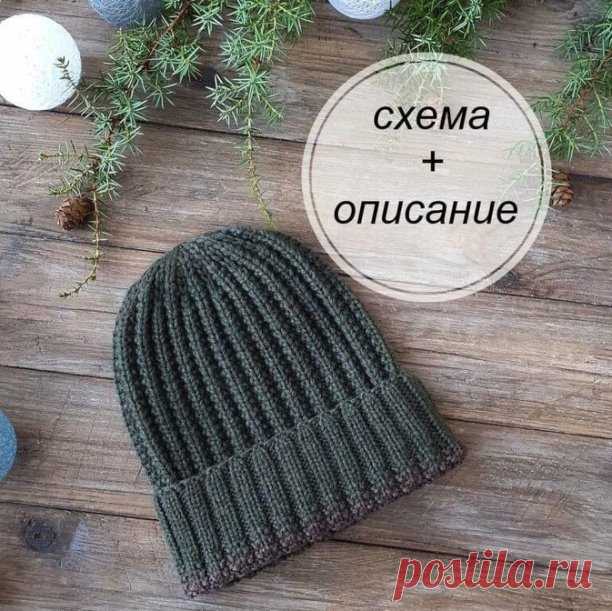 Шапочка от @mashul_knitting
