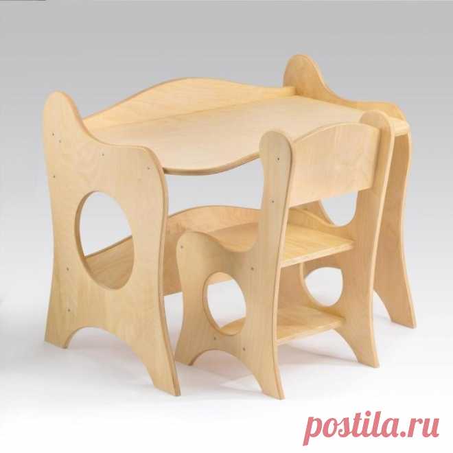 Детский столик и стульчик – купить в Чехове, цена 3 800 руб., дата размещения: 26.11.2019 - Обустройство детской