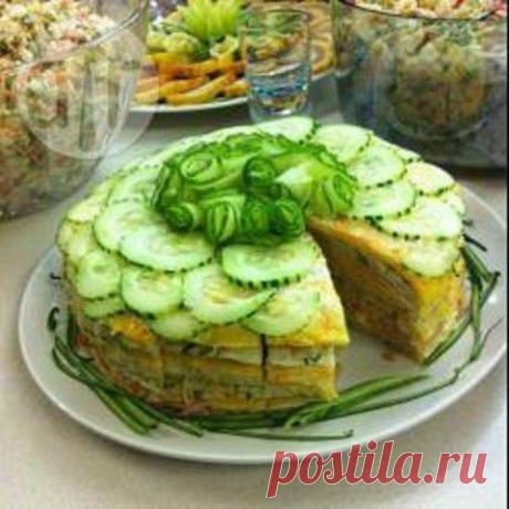 Закусочный тортик. | ДОСТОЙНАЯ ЖИЗНЬ НА ПЕНСИИ