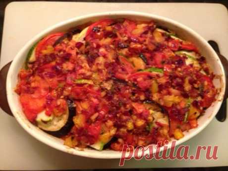 Рататуй Мишеля Герара - получается очень вкусно и красиво.
