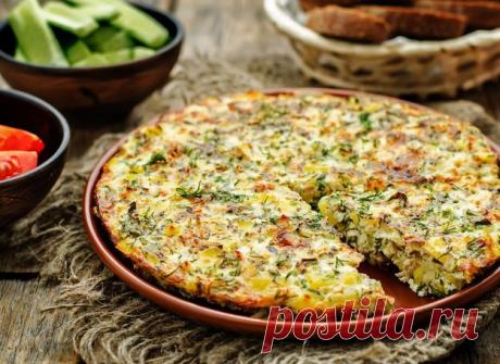 Овощная фриттата (итальянский омлет) - Наша Кухня