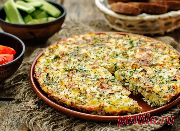 Овощная фриттата (итальянский омлет) - Наша Кухня