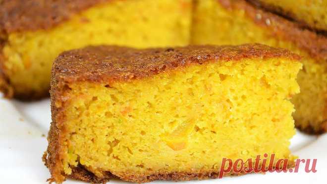 МОРКОВНЫЙ ПИРОГ. Самый Простой и Вкусный Рецепт! ЭТО САМЫЙ ПРОСТОЙ РЕЦЕПТ МОРКОВНОГО  ПИРОГА.Очень вкусный и простой рецепт, получится у каждого! Все смешала и аппетитный морковный пирог готов. Если у вас с...