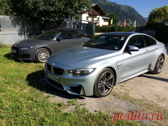 BMW M4 и Audi TT в Альпах (часть 1/2)