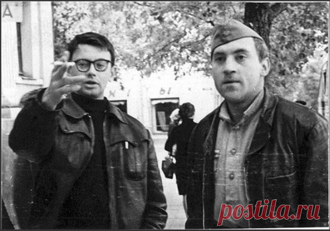 Александр Демьяненко и Владимир Высоцкий  |  И Сонина - Редкий кадр | OK.RU