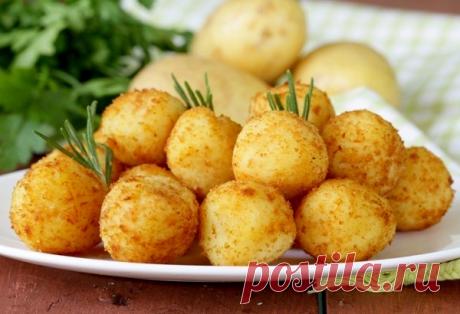 Картофельные пончики с сыром | Печем и варим