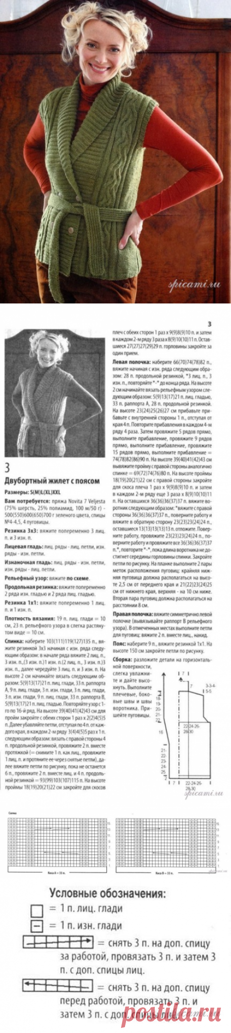безрукавки, жилеты и топы спицами | Дневник Иримед - Part 5