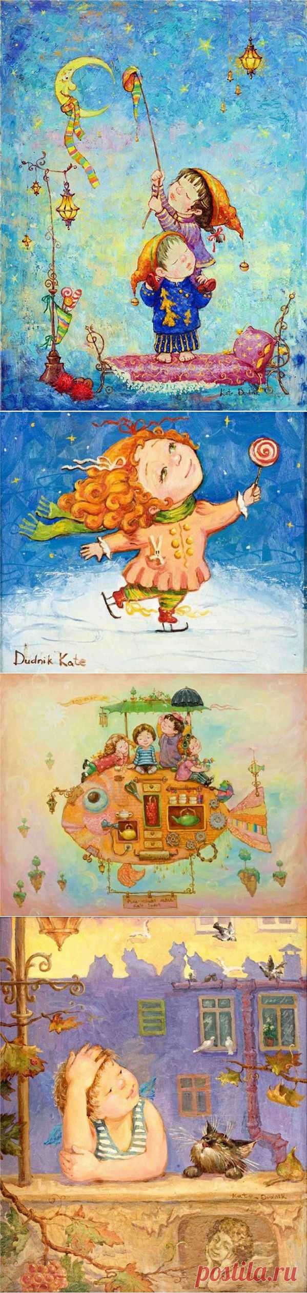 Лучшие иллюстраторы России: художник Катя Дудник (Kate Dudnik) - сказочные картины
