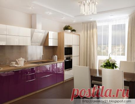 кухня- гостиная в сиреневого цвета: 21 тыс изображений найдено в Яндекс.Картинках