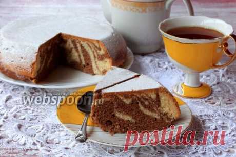 Кекс «Зебра» в мультиварке рецепт с фото, как приготовить на Webspoon.ru