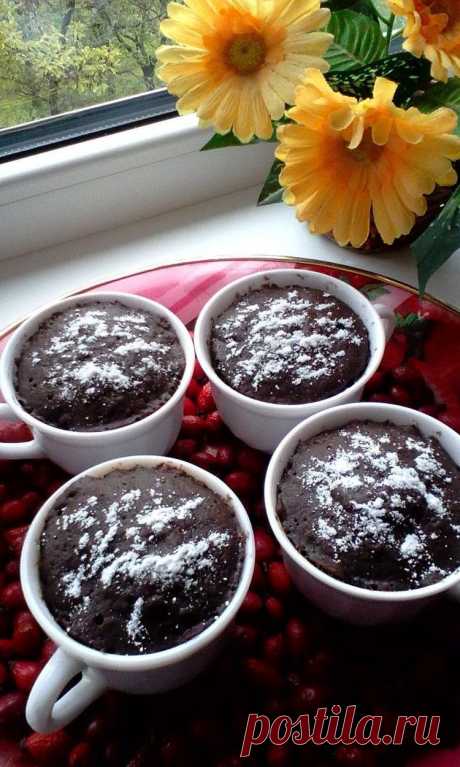 Кексики в микроволновке - Простые рецепты Овкусе.ру