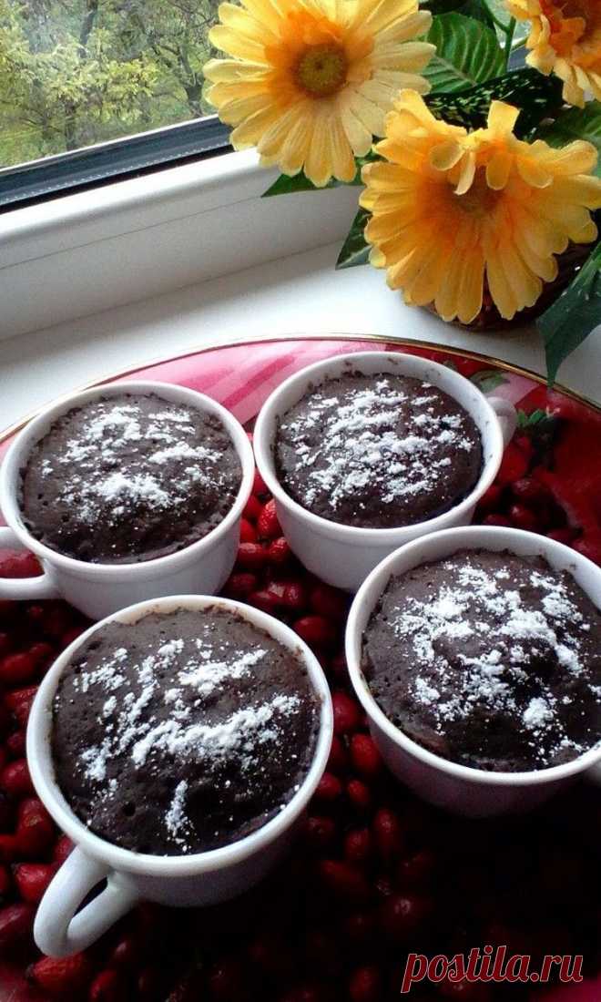 Кексики в микроволновке - Простые рецепты Овкусе.ру