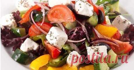 7 вкусных салатов без майонеза - Детская кухня