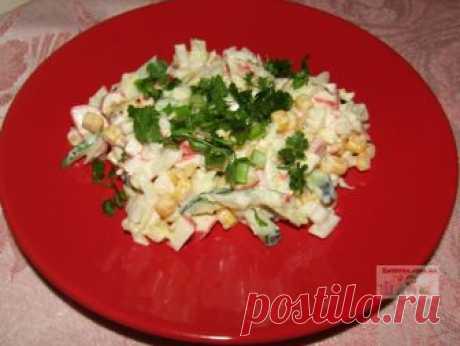 Постный салат с крабовыми палочками и пекинской капустой Приготовим вкусный, легкий и полезный постный салат с крабовыми палочками и пекинской капустой. Если вы не поститесь в этот салат можно смело добавлять яйца и использовать обычный майонез.

Ингредиент…
