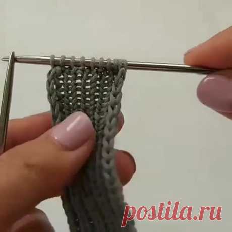 Как вязать "идеальные кромочные" на спицах от @belokopytova_knits