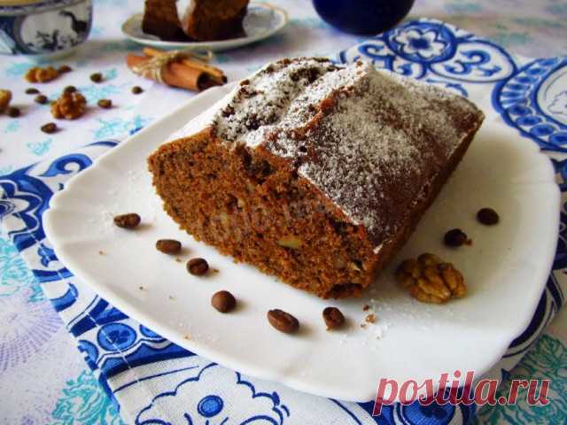 Кофейный кекс с корицей и орехами рецепт с фото пошагово - 1000.menu