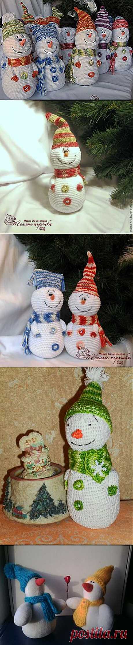 Снеговички для Новогоднего настроения!) - Ярмарка Мастеров - ручная работа, handmade