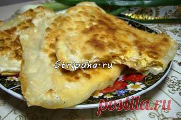 Китайские многослойные лепешки Жоубин с сыром — Домашняя кулинария