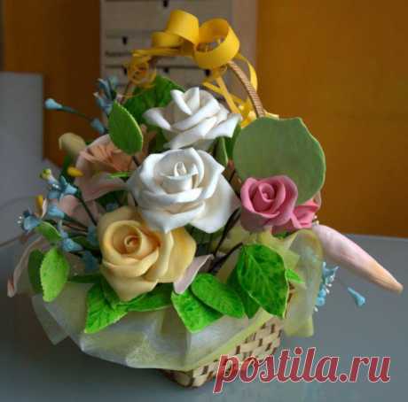 Мастер класс с фото. Эластичная сахарная мастика для украшения тортов.