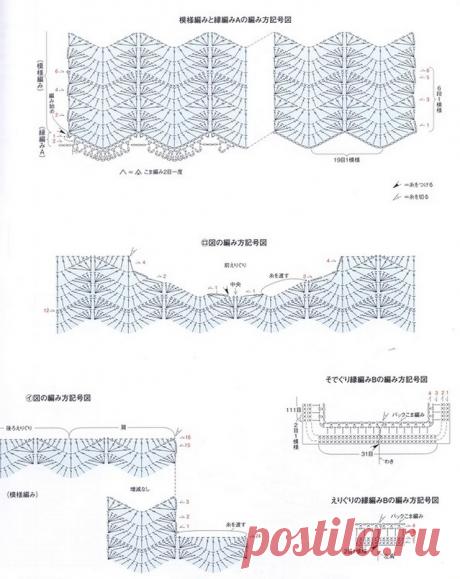Ажурная безрукавка крючком