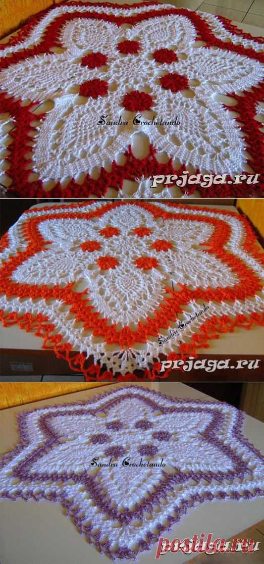 Схема салфетки «Звезда»