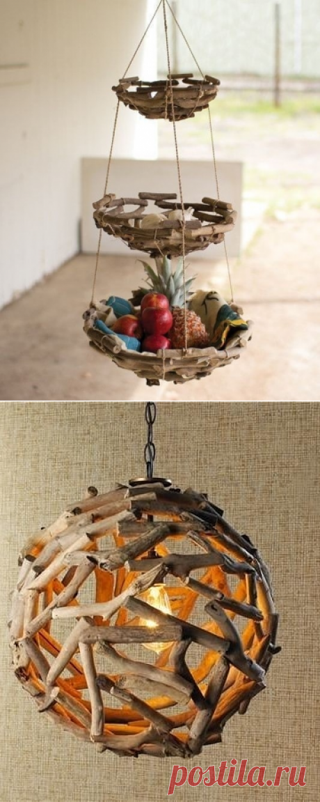 Использование дерева для декора — DIYIdeas