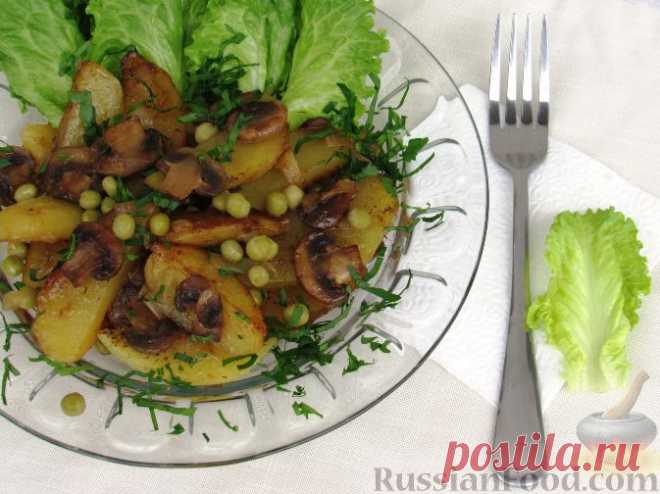Рецепт: Жаркое из замороженных грибов на RussianFood.com