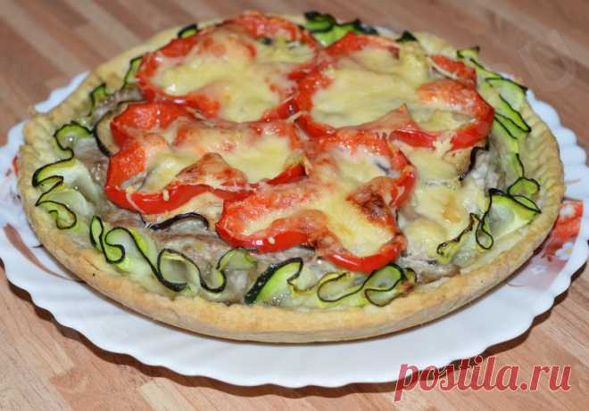 Пирог с курицей и сыром - Мегаповар