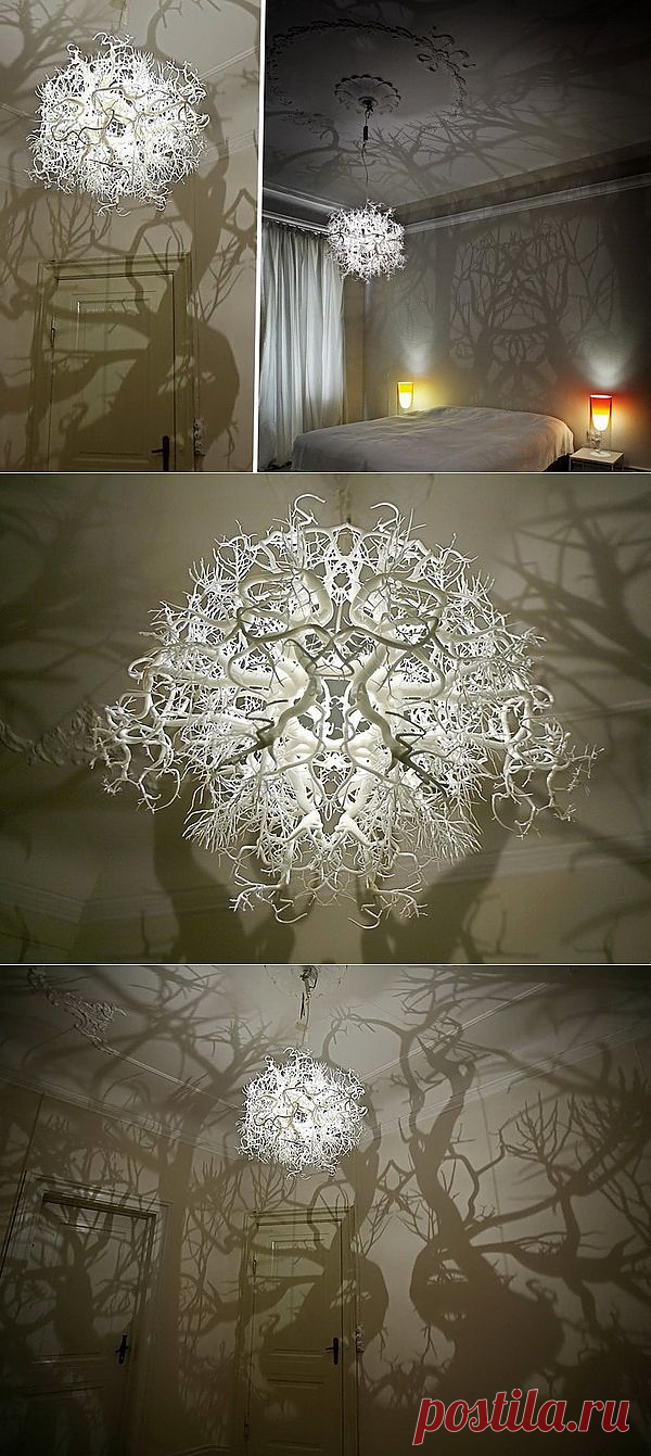 Светильник, родом из дремучего леса от дизайнеров Thyra Hilden и Pio Diaz. / Арт-объекты /