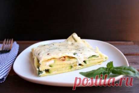 Лазанья с цуккини и сыром — рецепт