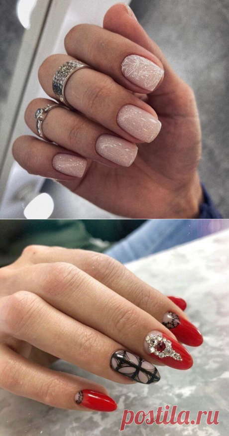 Зимняя история на твоих руках – только красивый маникюр