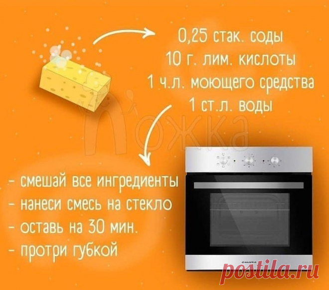 Как очистить стекло духовки