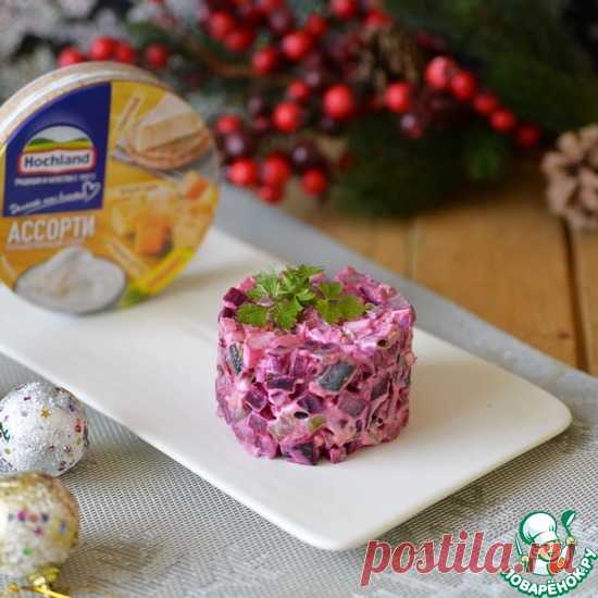 Пикантный салат из сельди и свеклы