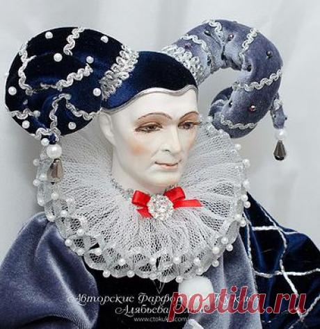 Фарфоровые Авторские Коллекционные Куклы оЛЬГИ аЛЯБЕВОЙ - шУТ