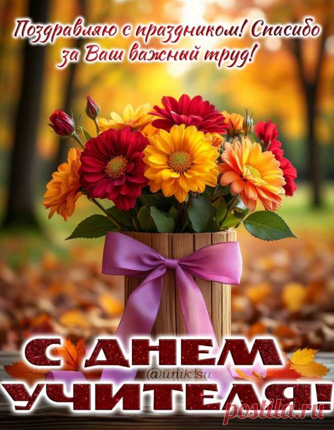 С Днем учителя картинки