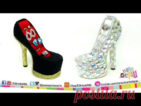 ❥DIY PRO High Heel Jewelry Holder / Zapato Alhajero PROFESIONAL