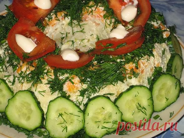 Мой рыбный тортик.