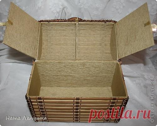 МК СУНДУК (деревянная салфетка)