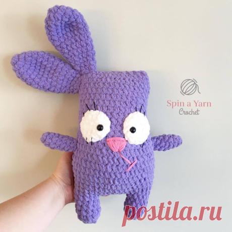 Ragdoll Spring Bunny Бесплатный шаблон для вязания крючком • Вращение вязания крючком