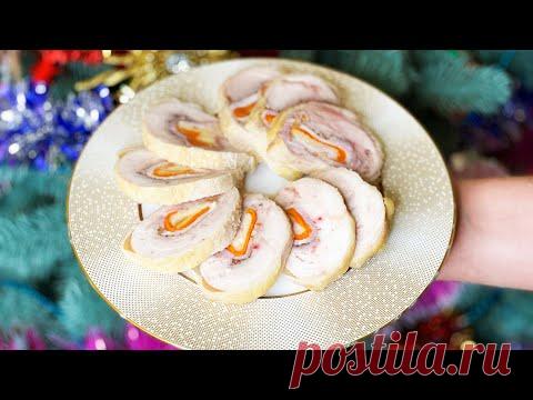 Завернул в КУРИЦУ все, что было в холодильнике - Куриный рулет на Новый год 2022 #shorts