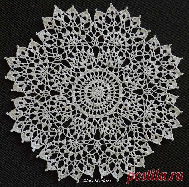 Интерьерная салфетка
  #салфетка #вязаниеназаказ #crochet #салфеткакрючком #интерьер #ресторан #кухня
