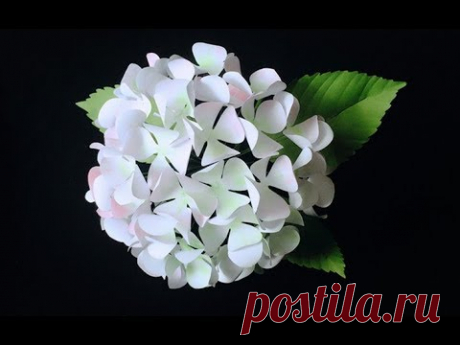 ABC TV | How To Make Hydrangea Paper Flower From Printer Paper #2 - Craft Tutorial