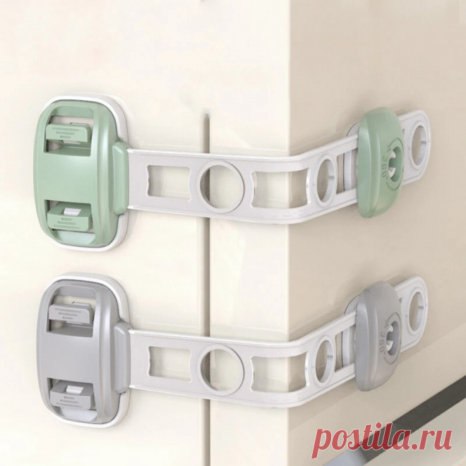 Child Safety Lock Baby Protection Anti Pinch Hand Cabinet Door Lock Refrigerator - US$2.99