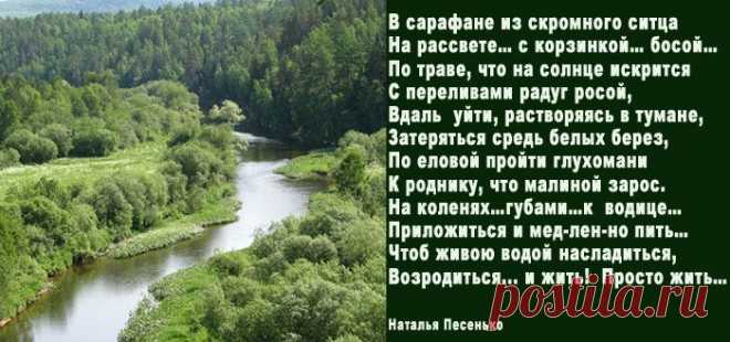 Родник (Наталья Песенько) / Стихи.ру - национальный сервер современной поэзии