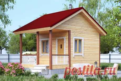 Баня 6х4 из профилированного бруса Тверь — от 223510 руб.