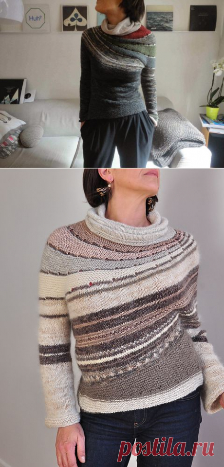 Свитер &quot;криворучка&quot;.