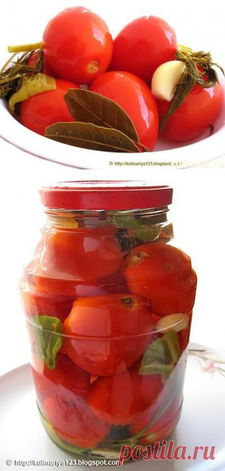 МАРИНОВАННЫЕ ПОМИДОРЫ - Простые рецепты Овкусе.ру