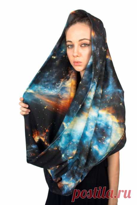 Oversized Musca Nebula Circle Scarf от Shadowplaynyc на Etsy