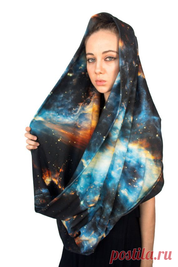 Oversized Musca Nebula Circle Scarf от Shadowplaynyc на Etsy