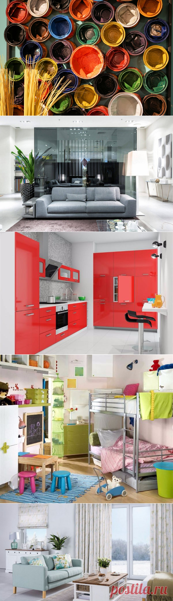 Цвета стен в интерьере, распространенные ошибки выбора палитры